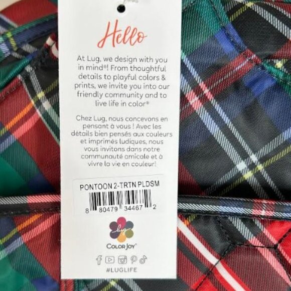 Lug Pontoon 2 Overnight Bag Tartan Plaid - Picture 14 of 14